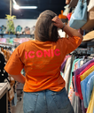 T-shirt Iconic orange