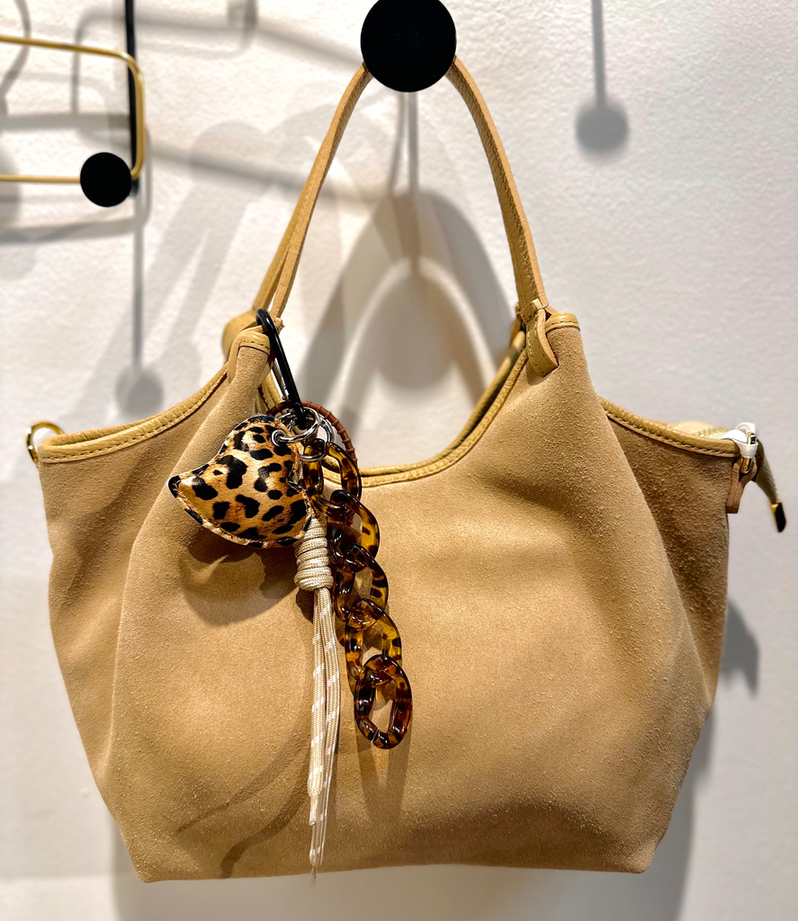 Grigri de sac chaîne léopard 
