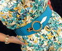 Ceinture turquoise