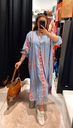 Robe bohème bleue jean