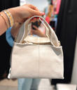 Sac pool crème cuir 