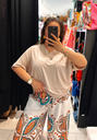 T-shirt uni beige 