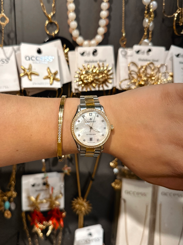 Jonc strass doré