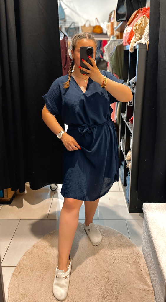 Robe bleue marine