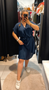 Robe bleue marine