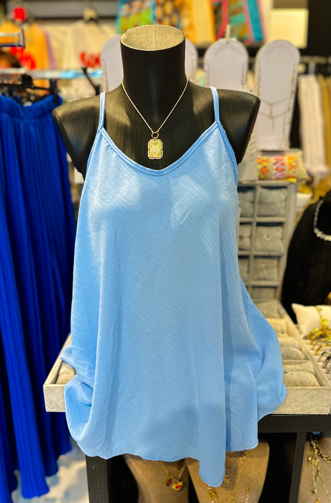 Top bleu ciel