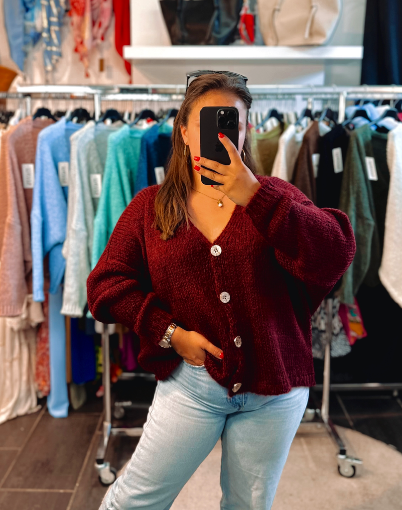 Gilet Mia Bordeaux 