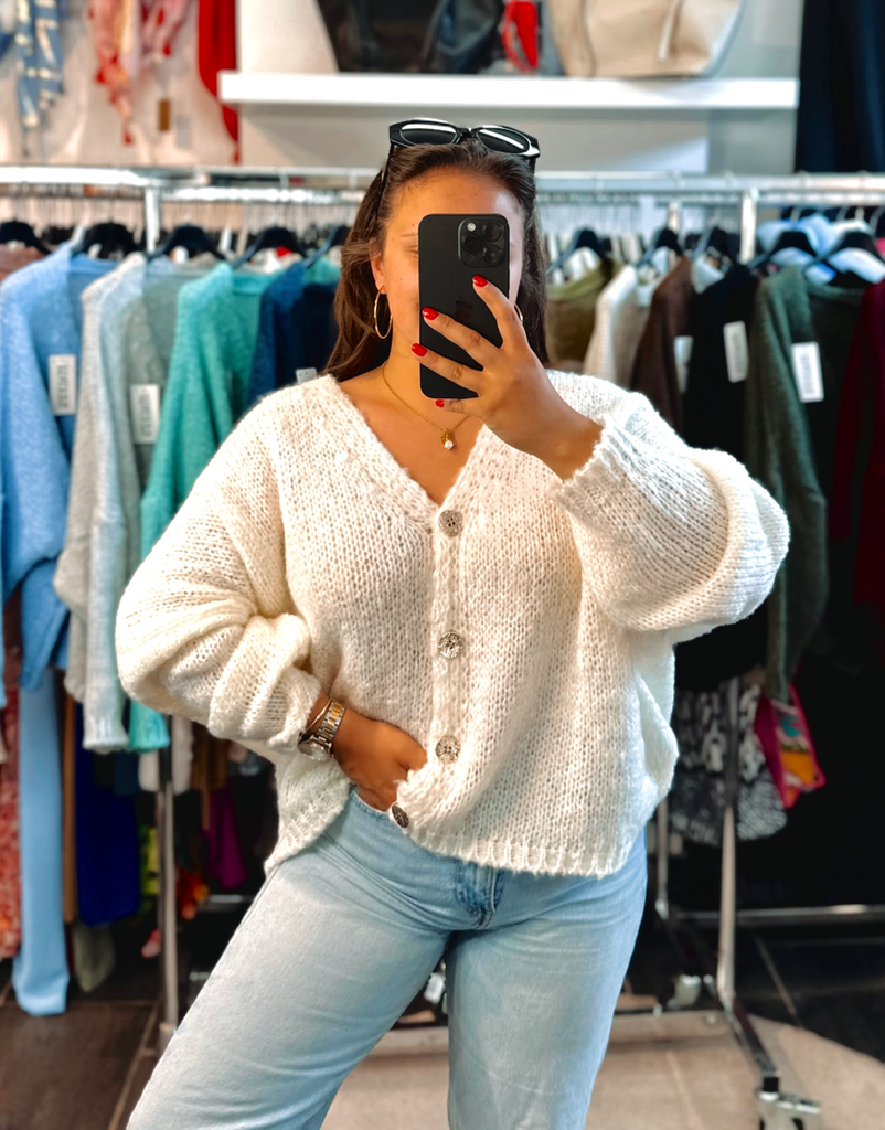 Gilet Mia blanc