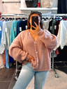 Gilet Mia rose poudré 