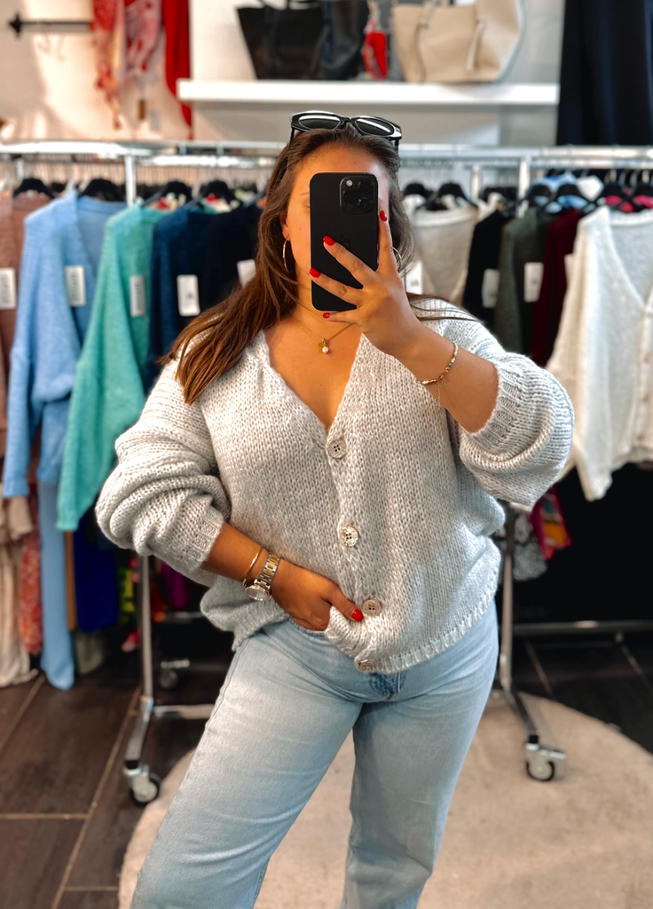 Gilet Mia gris