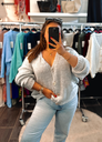 Gilet Mia gris