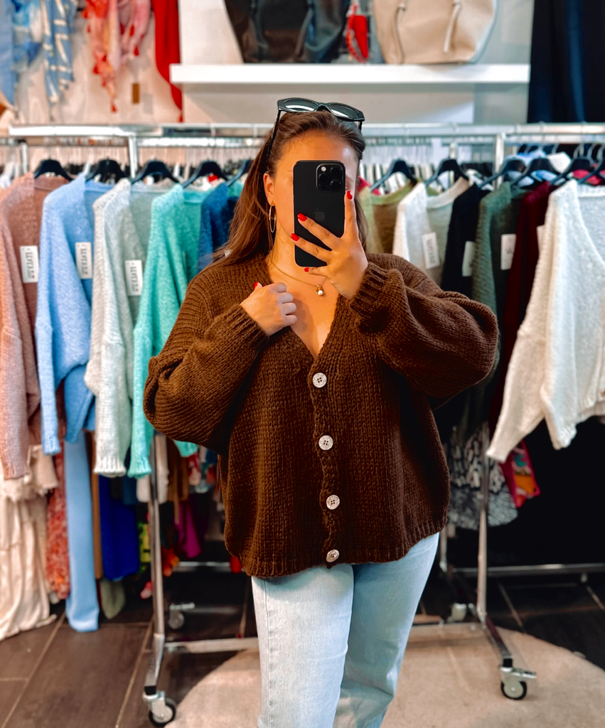 Gilet Mia chocolat 