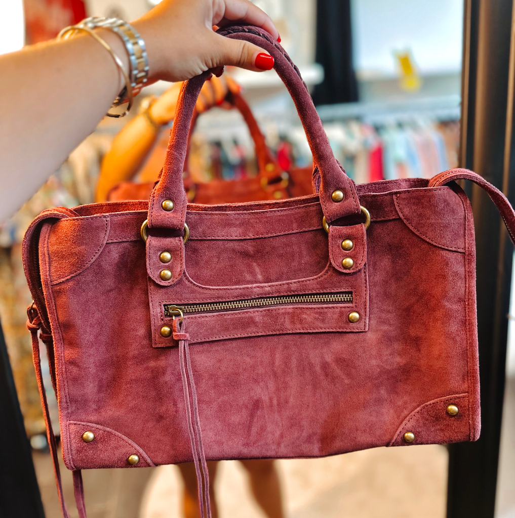 Grand sac gaga bordeaux