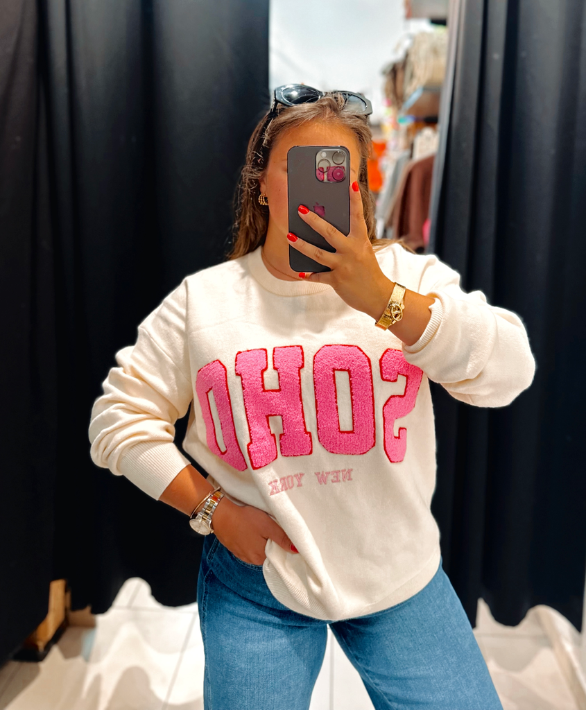 Pull Soho crème 
