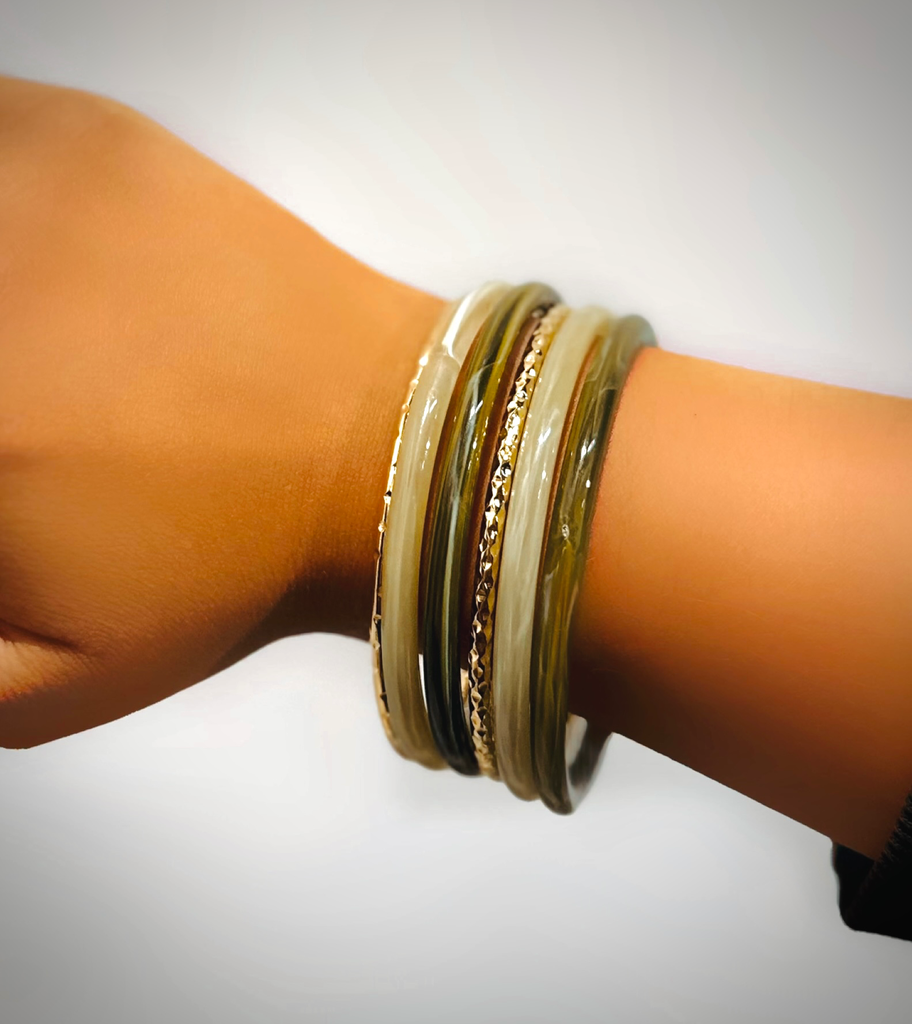 Bracelets Auris kaki
