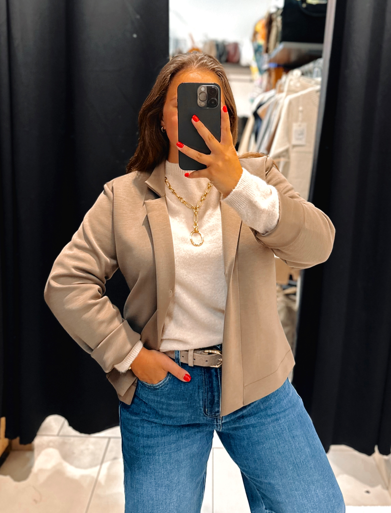 Veste Baya taupe 