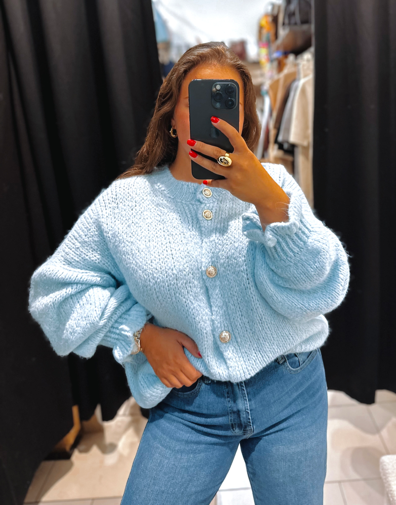 Gilet Lili bleu ciel 