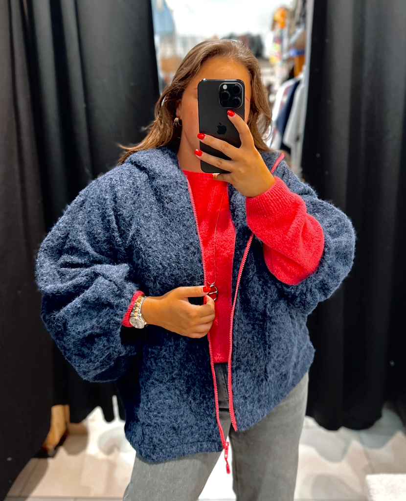 Veste Milly bleue marine