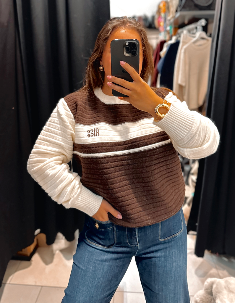 Pull Nice chocolat 