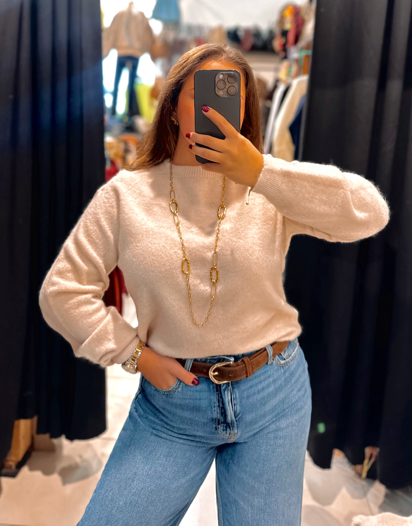 Pull Solange beige 