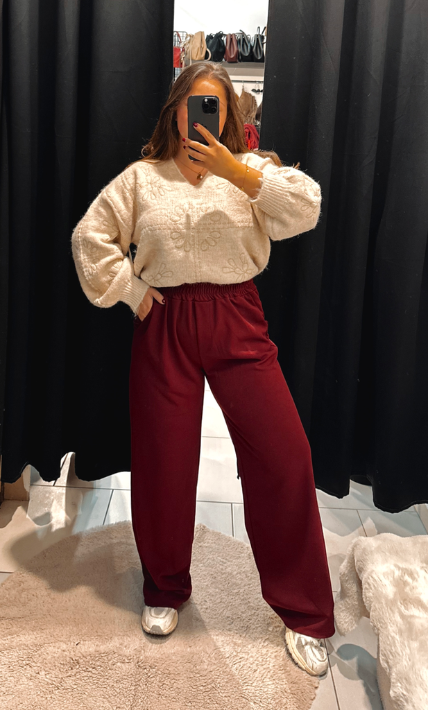 Pantalon Noah bordeaux  (36)