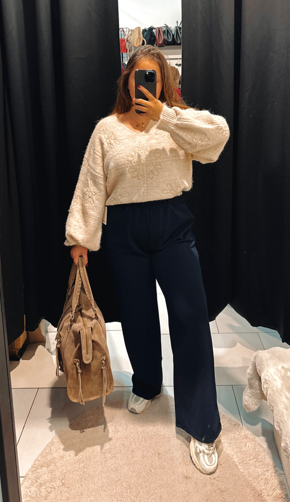 Pantalon Noah bleu marine 