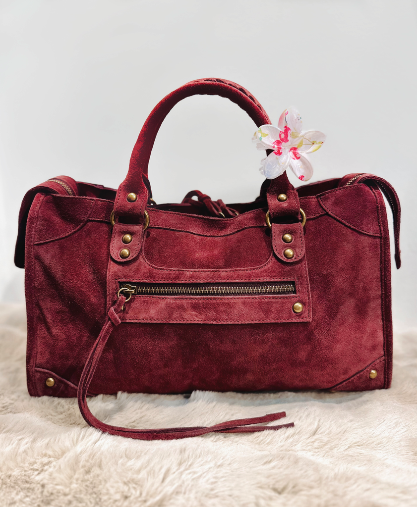 Grand sac gaga bordeaux 