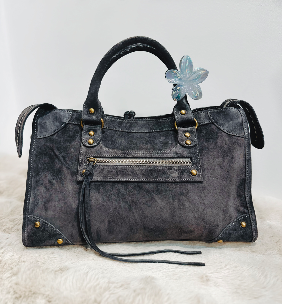 Grand sac gaga gris foncé 