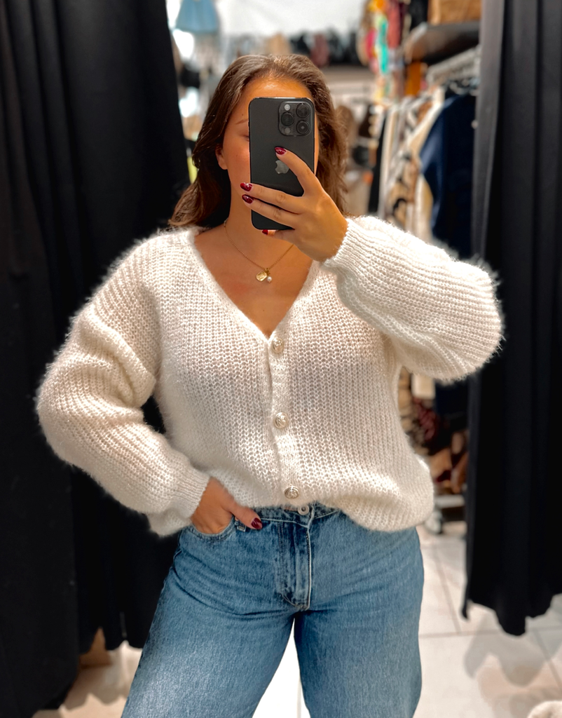 Gilet Héléna blanc 