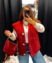 Veste Leila rouge 