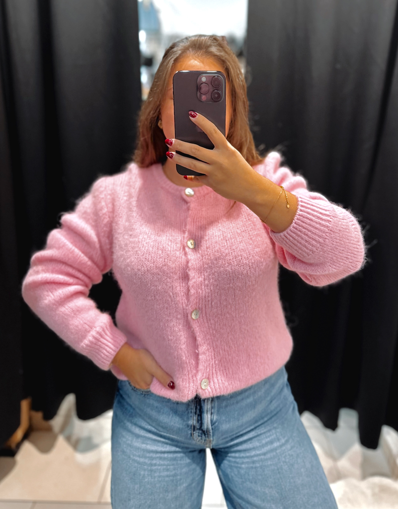 Gilet Valentine rose 