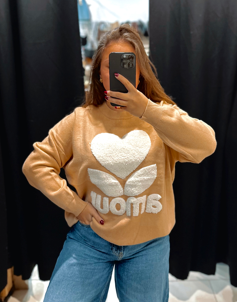 Pull Amour camel