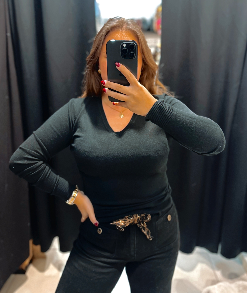 Basic Charlotte noir Col V