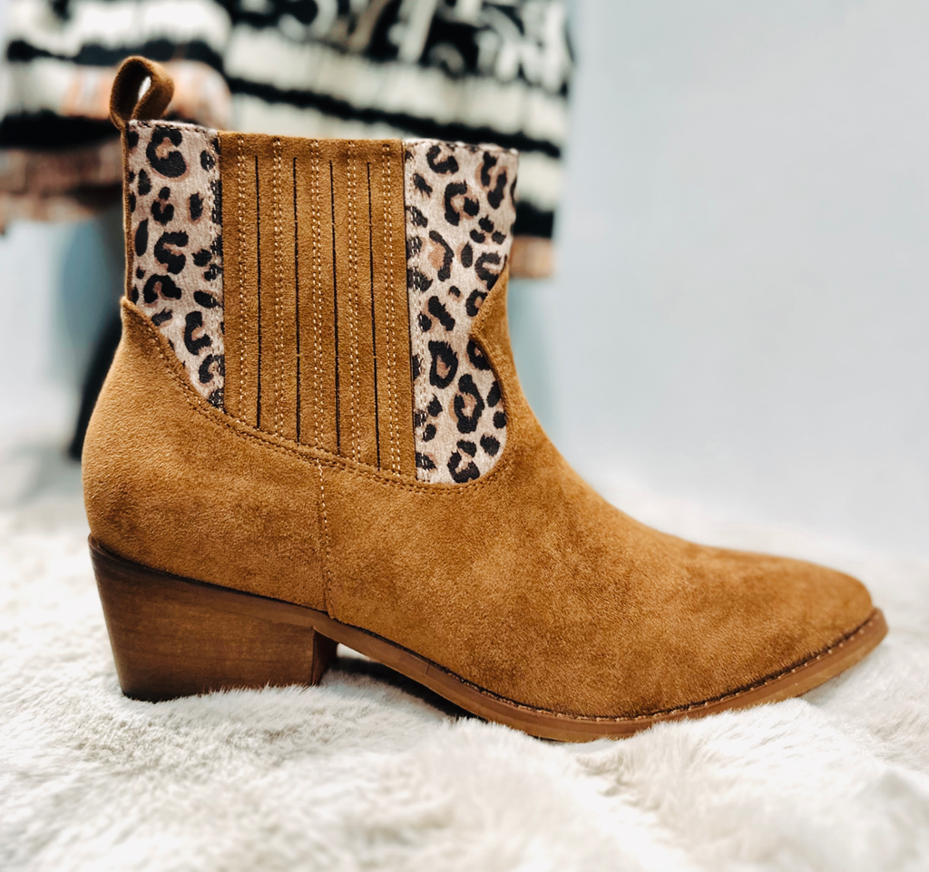 Boots léopard 