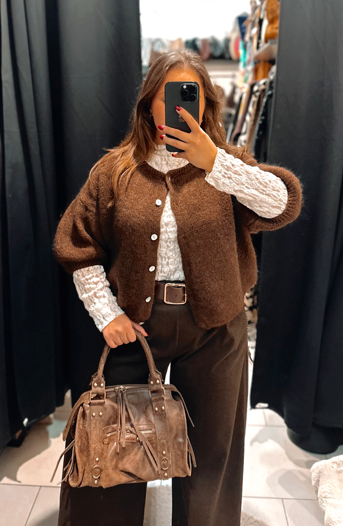 Gilet Valentina chocolat