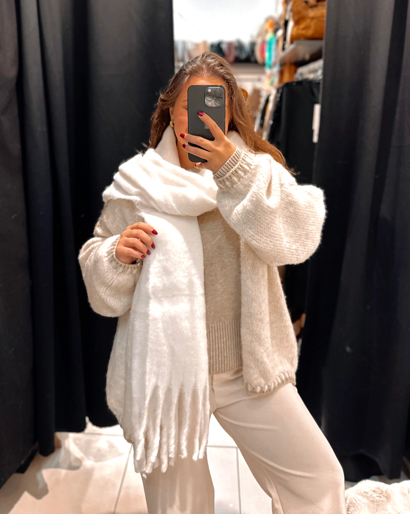 Écharpe blanche
