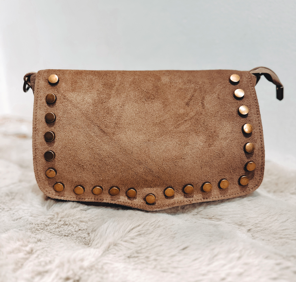 Sac en daim Aimy Beige 