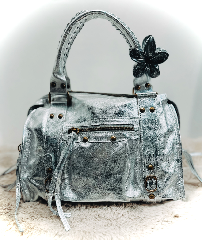 Sac gaga moyen argenté