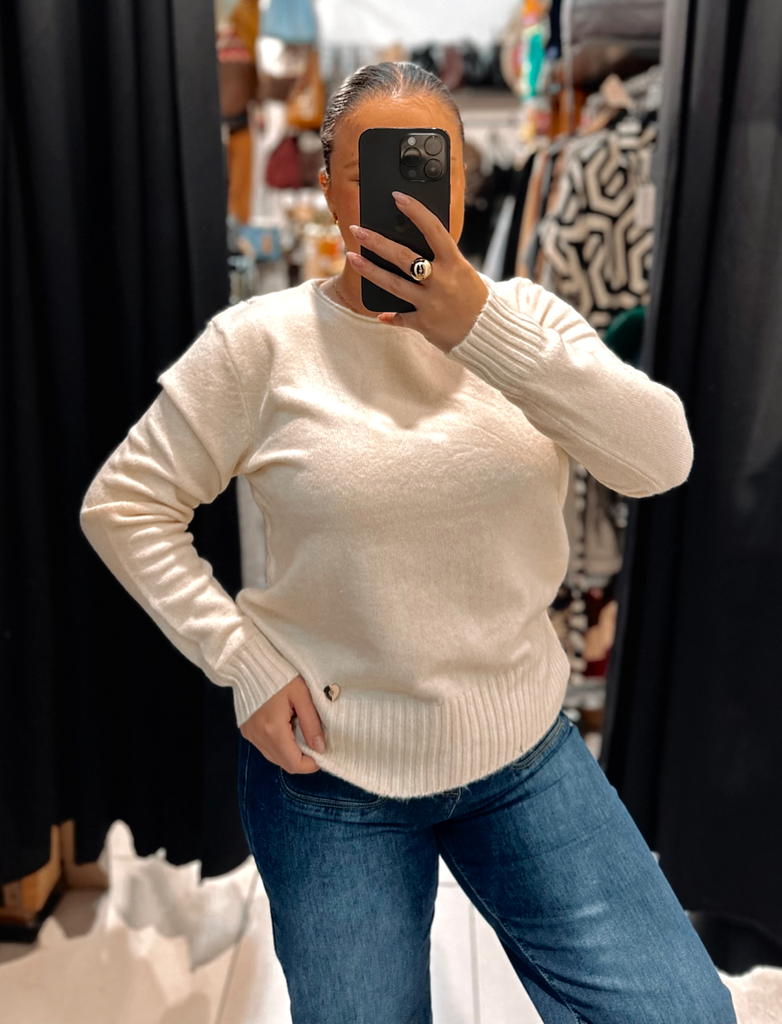 Pull Bianca crème 