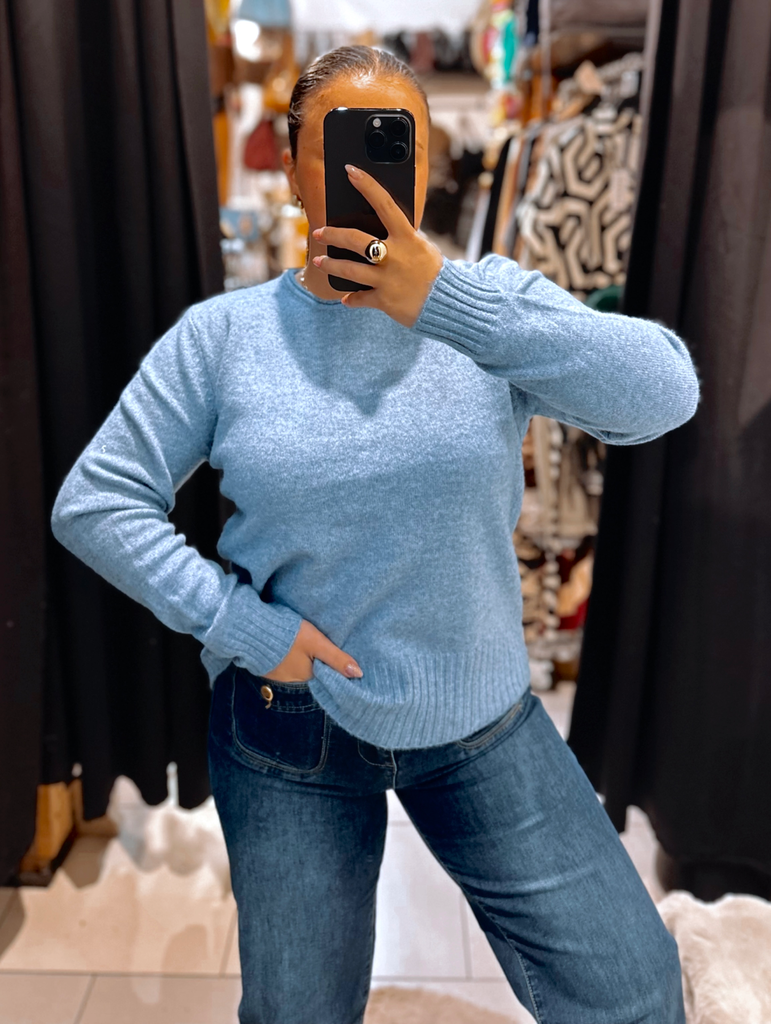 Pull Bianca bleu
