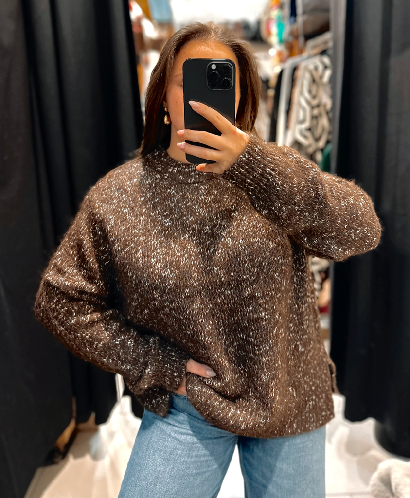 Pull Magda chocolat 