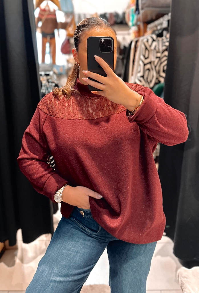 Blouse Mara Bordeaux