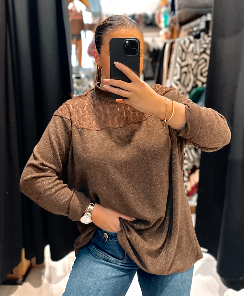 Blouse Mara chocolat 