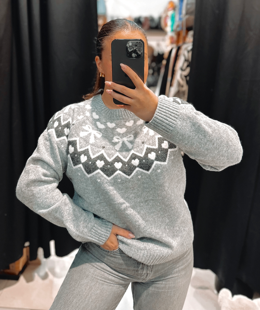Pull Estelle gris 