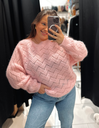 Pull Isaline rose