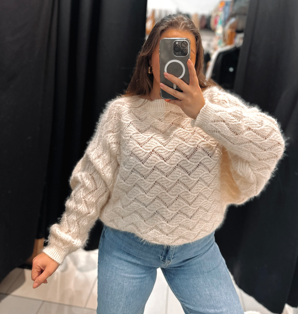Pull Isaline beige
