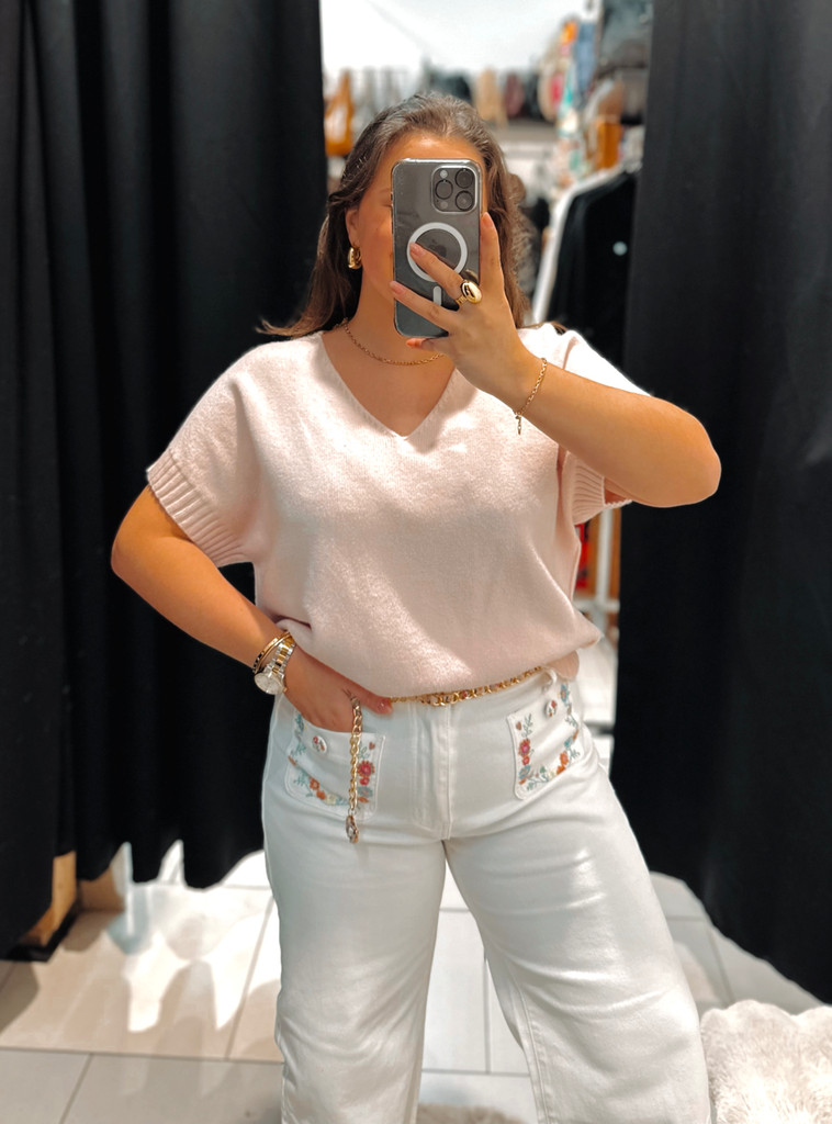 Pull Chloé rose pâle