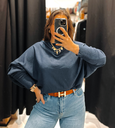 Pull Carmelia bleu marine