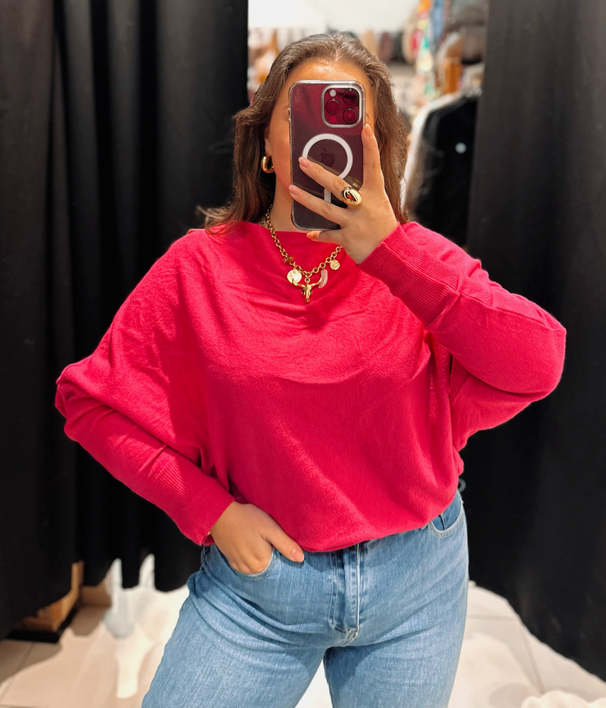 Pull Carmelia fuchsia