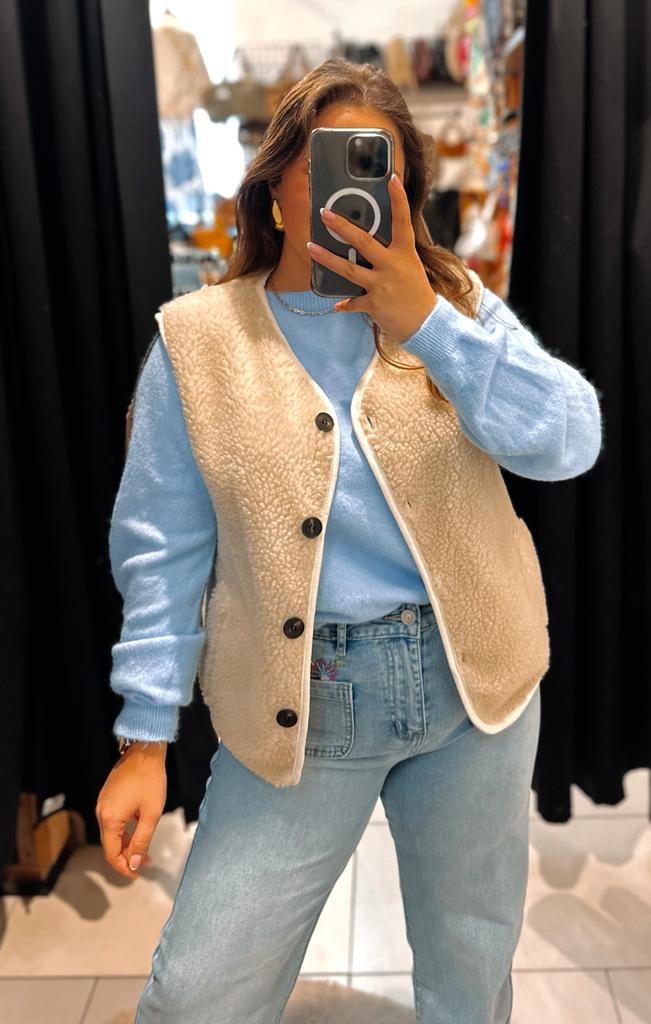 Veste Poupette crème